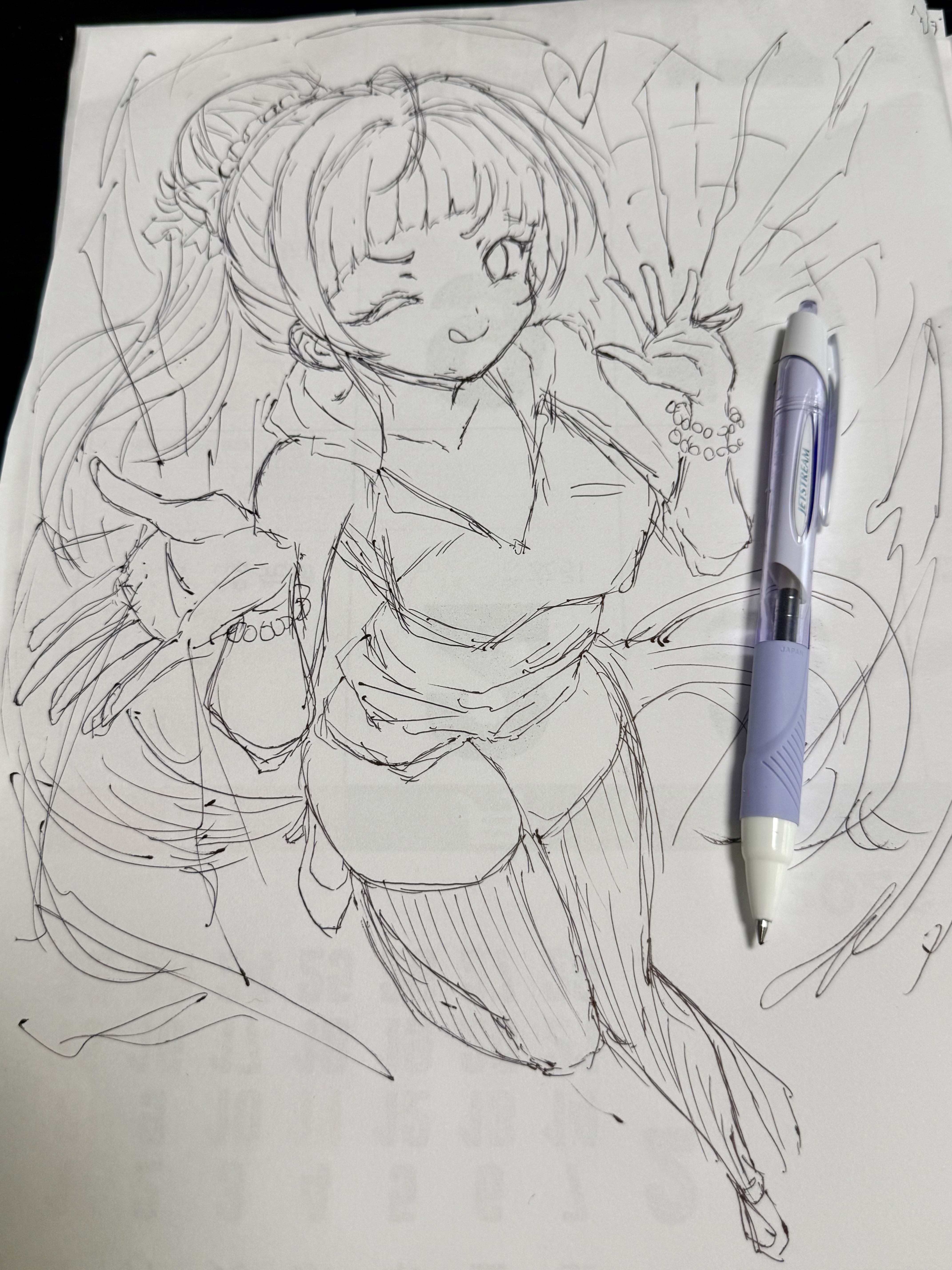一発描き
